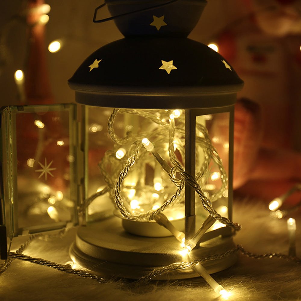 COLORWAY LED řetěz/ vnitřní / 200 LED / délka 20m / teplá bílá/ 8 funkcí/ napájení USB