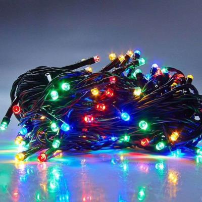 COLORWAY LED řetěz/ vnitřní / 100 LED / délka 10m / více barevný/ 8 funkcí/ napájení USB