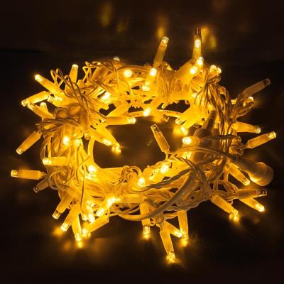 COLORWAY LED řetěz/ IP65 / 100 LED / délka 10m / teplá bílá/ napájení AC, 220V, 6W