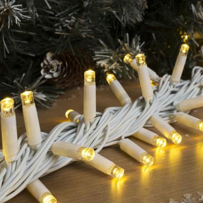 COLORWAY LED řetěz/ IP65 / 100 LED / délka 10m / teplá bílá/ napájení AC, 220V, 6W