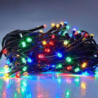 COLORWAY LED řetěz/ vnitřní / 50 LED / délka 5m / více barevný/ 8 funkcí/ napájení USB