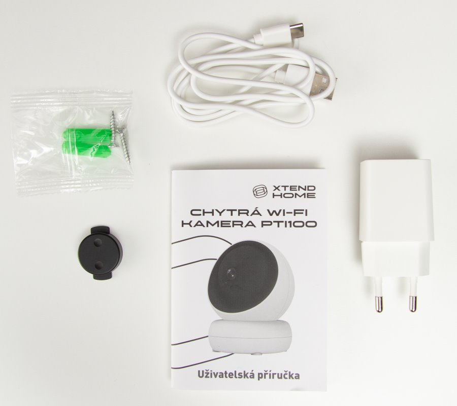 Xtend Home PTI100/ IP kamera/ Wi-Fi/ 4Mpx/ 2K/ otočná/ IR až 5 m/ Onvif/ Tuya CZ/SK