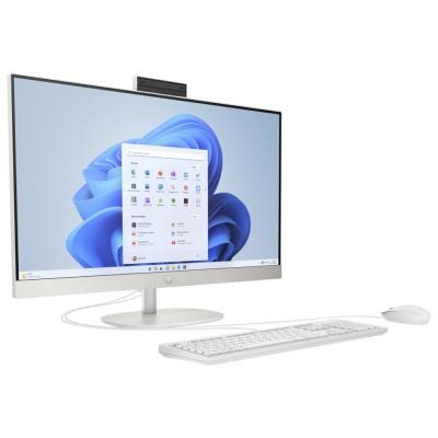 HP 27-cr0001nc/ AiO/ Ryzen 5 7520U/ 16GB DDR5/ 512GB SSD/ AMD Integrated/ 27" FHD,matný/ W11H/ kbd+myš/ bílý