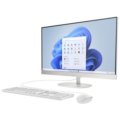HP 27-cr0001nc/ AiO/ Ryzen 5 7520U/ 16GB DDR5/ 512GB SSD/ AMD Integrated/ 27" FHD,matný/ W11H/ kbd+myš/ bílý
