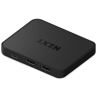 NZXT externí záznamová karta Signal 4K30/ externí/ 2160p při 30fps/ 2x HDMI/ 1x USB 3.0 typ C/ HDR10/ UVC/ černá
