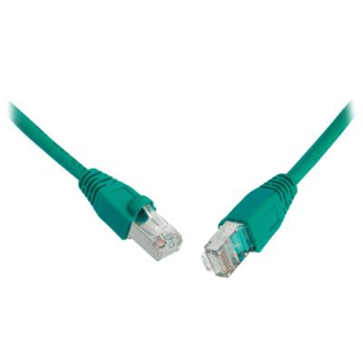 Solarix Patch kabel CAT5E SFTP PVC 5m zelený snag-proof C5E-315GR-5MB