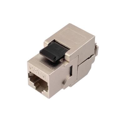 Solarix keystone c6 STP RJ45 stříbrný samořezný SXKJ-6-STP-BK-SA