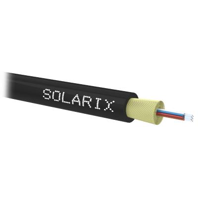 Solarix DROP1000 optický kabel 8 vl. 9/125 SM LSZH universal, 500m, černý