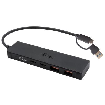 i-tec USB-A/USB-C Metal HUB 2x USB 3.1 + 2x USB-C