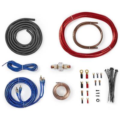 NEDIS sada audiokonektorů do auta/ 800W/ pozlacené/ blistr/ 5m