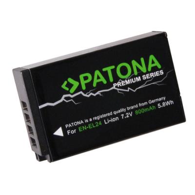 PATONA baterie pro foto Nikon EN-EL24 800mAh Li-Ion Premium