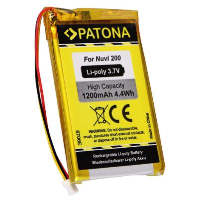 PATONA baterie pro GPS Garmin Nuvi 200 1200mAh Li-Pol 3,7V Nuvi 250