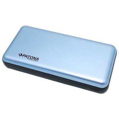 PATONA powerbanka, 20000mAh Li-Pol 3A, USB-C/Lightning, PD 65W, modrá