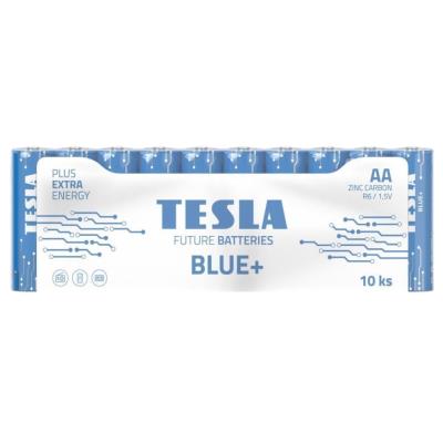 TESLA BLUE+ Zinc Carbon baterie AA (R06, tužková, fólie) 10 ks