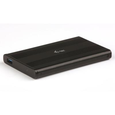i-tec externí box pro HDD ADVANCE MySafe AluBasic/ 2,5" SATA/ SSD/ USB 3.0/ černý