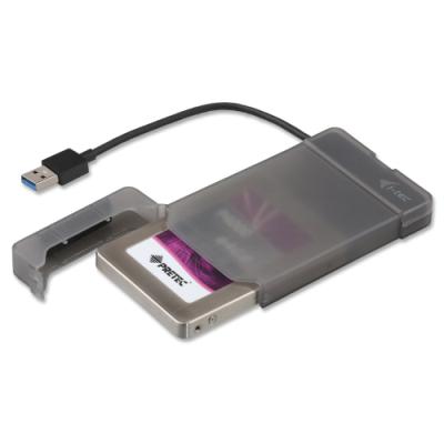 i-tec externí box pro HDD ADVANCE MySafe Easy/ 2,5" SATA/ SSD/ USB 3.0/ černý