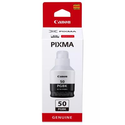 Canon inkoustová lahvička GI-50 PGBK  černá