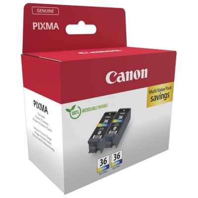 Canon inkoustová náplň CLI-36/ Twin pack/ barevná neblistrová verze