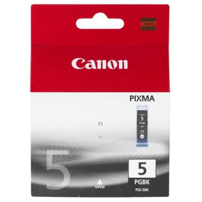 Canon inkoustová náplň PGI-5Bk/ černá