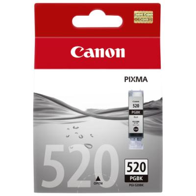 Canon inkoustová náplň PGI-520Bk/ černá