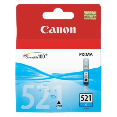Canon inkoustová náplň CLI-521C/ azurová