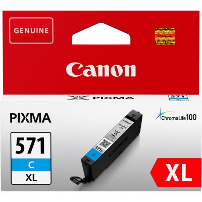 Canon inkoustová náplň CLI-571C/ XL azurová