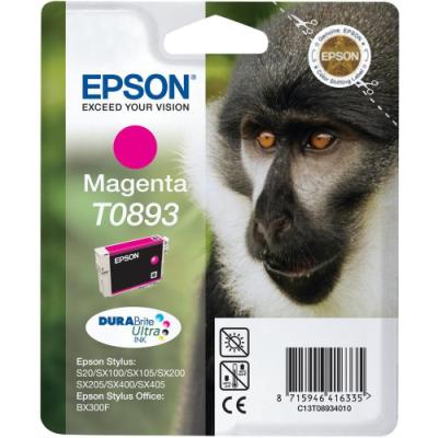 Epson inkoustová náplň/ C13T089340/ S20/ SX100/ SX200/ SX400/ Magenta