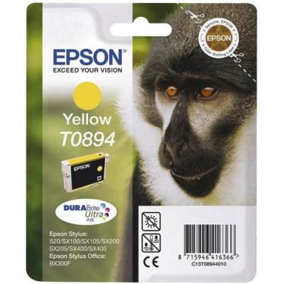 Epson inkoustová náplň/ C13T089440/ S20/ SX100/ SX200/ SX400/ Žlutá