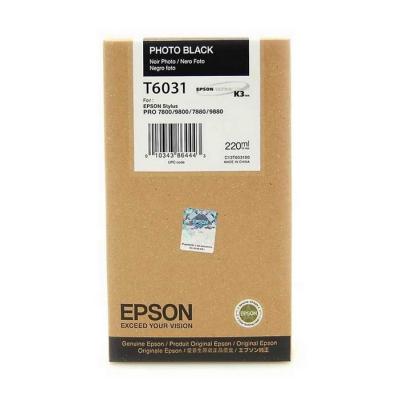 Epson inkoustová náplň/ C13T603100/ StylusPro7800/ 7880/ 9800/ 9880/ Foto/ 220ml