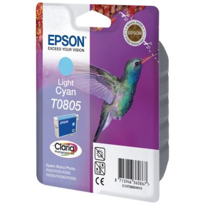 Epson inkoustová náplň/ C13T080540/ R265/ R360/ RX560/ Světle azurová