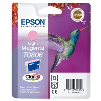 Epson inkoustová náplň/ C13T080640/ R265/ R360/ RX560/ Světlá magenta