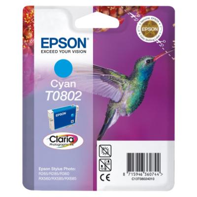 Epson inkoustová náplň/ C13T080240/ Stylus Photo R265/ 360/ RX560/ azurová