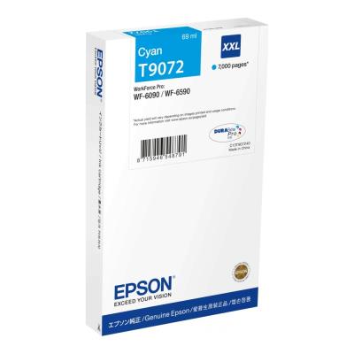 Epson inkoustová náplň/ C13T907240/  WF-6xxx/ XXL Cyan