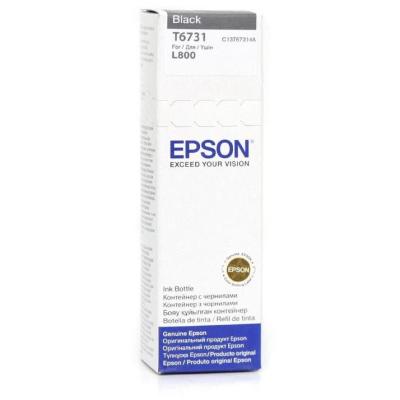 Epson inkoustová náplň/ C13T67314A/ FOTO L800/ 70ml/ Černá
