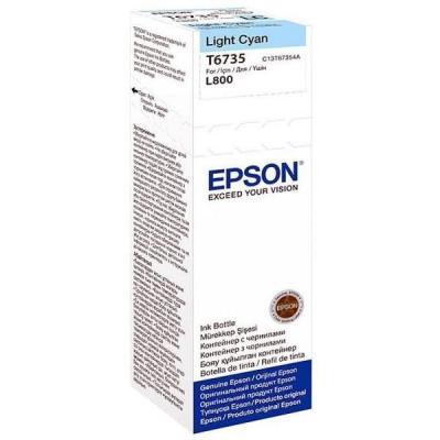 Epson inkoustová náplň/ C13T67354A/ FOTO L800/ 70ml/ Světlá azurová