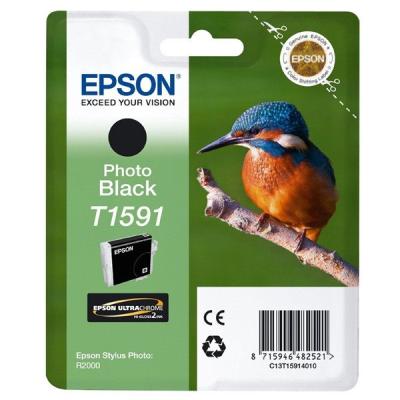 Epson inkoustová náplň/ C13T15914010/ Foto Černá