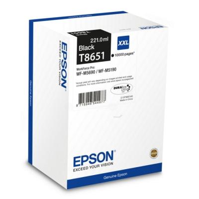 Epson inkoustová náplň/ C13T865140/ Workforce WF-5190DW/ XXL Černá
