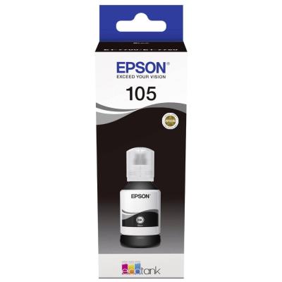 Epson inkoustová náplň/ C13T00Q140/ 105 EcoTank/ L7160/ L7180/ Černá
