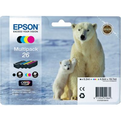 Epson inkoustové náplně - MULTIPACK/ C13T26164010/ 4 barvy