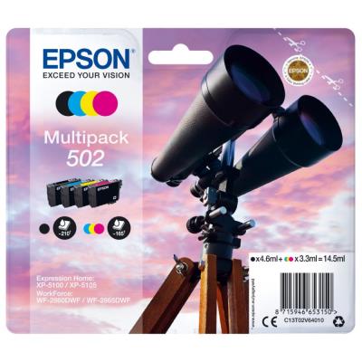 Epson inkoustová náplň/ C13T02V64010/ multipack/ 502/ Expression Home XP-5100/ 4 barvy