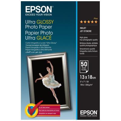 EPSON fotopapír C13S041944/ Ultra Glossy Photo Paper 13x18/ 50 listů