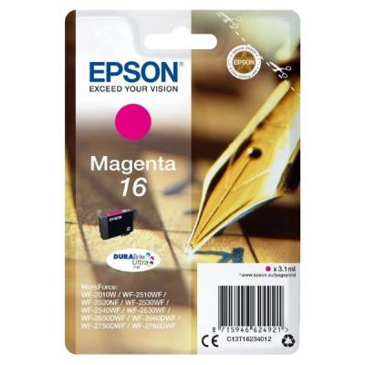 Epson inkoustová náplň/ T1623/ Singlepack 16 DURABrite Ultra Ink/ Magenta