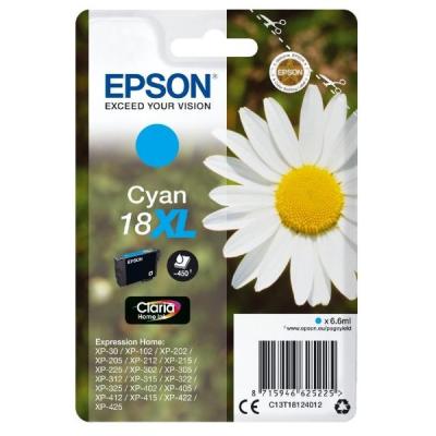 Epson inkoustová náplň/ T1812/ Singlepack 18XL Claria Home Ink/ azurová