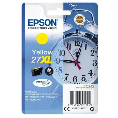 Epson inkoustová náplň/ T2714/ Singlepack 27XL DURABrite Ultra Ink/ Žlutá