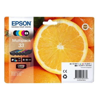 Epson inkoustové náplně - MULTIPACK/ C13T33374011/ 33 Claria Premium/ 5 barev