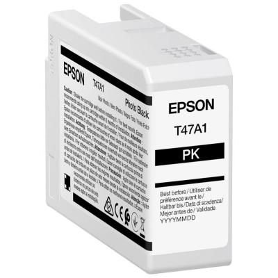 Epson inkoustová náplň/ C13T47A100/ Singlepack Photo black/ UltraChrome