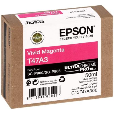 Epson inkoustová náplň/ C13T47A300/ Singlepack Magenta/ UltraChrome