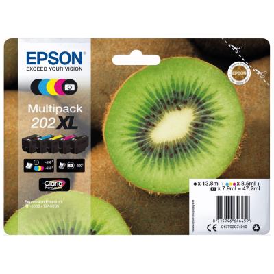 Epson inkoustová náplň/ T02G7/ multipack 5 barev/ 202XL/ Premium,/ XL