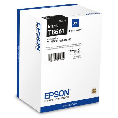 Epson inkoustová náplň/ C13T866140/ 2.5K/ Černá