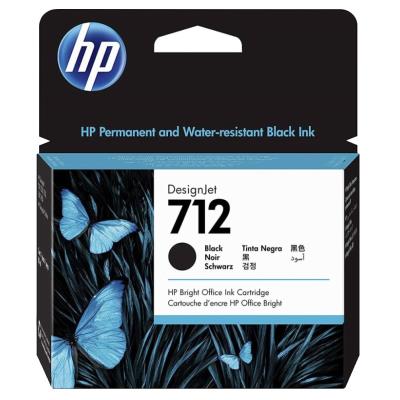 HP 712 Inkoustová náplň černá